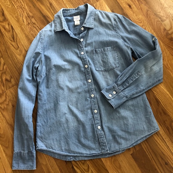 SOLD J. Crew The Perfect Shirt Button Down Shirt - Picture 5 of 11